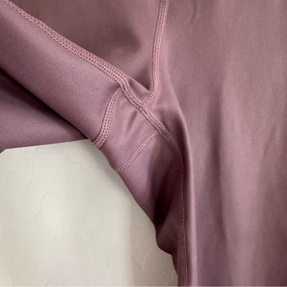 Athleta High Rise Chaturanga Shine Tight Mauve Purple #869055 Womens Size M - Picture 7 of 10